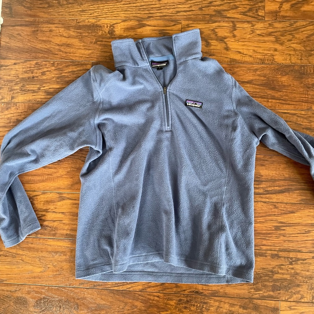 Patagonia quarter zip pullover sweater micro d synchilla